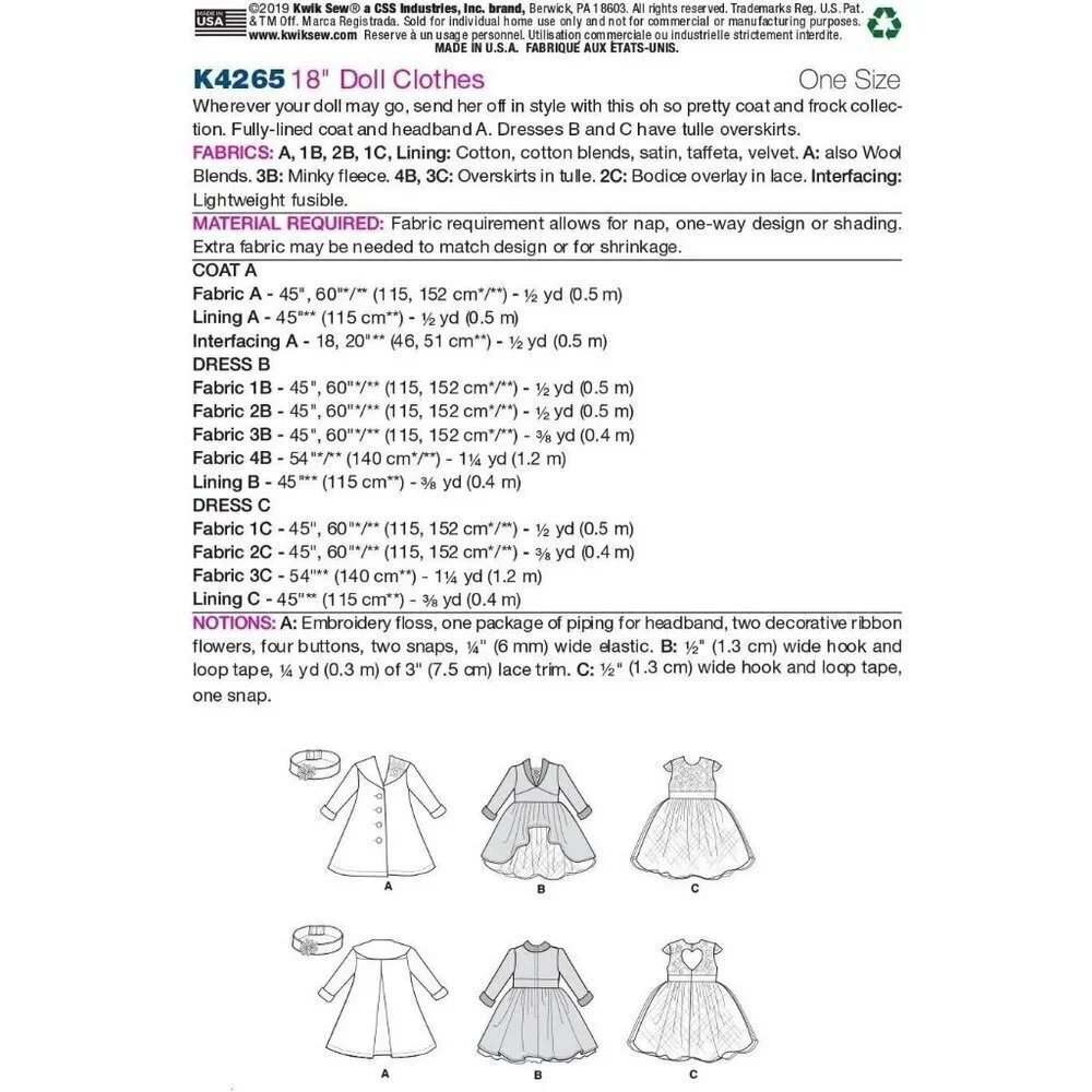 Kwik Sew‎ Sewing Pattern 4265 18